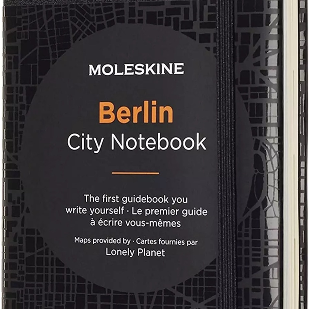 New Classic Moleskine BERLIN City Pocket Hard Cover Notebook-Black